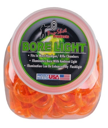 PROSHOT UV BORE LIGHT ILLUMINATOR FLAMING ORANGE GLOBE DISPLAY - 100 QTY. BL-ORANGE-GLOBE - Taurus Savings